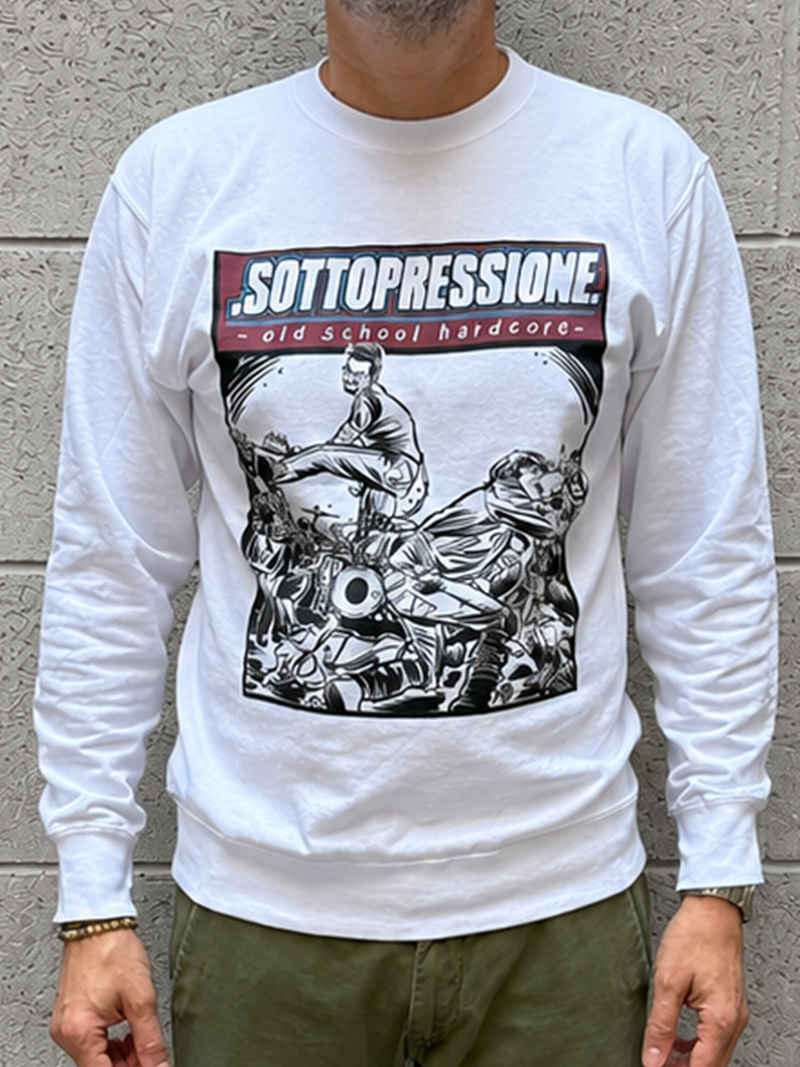 Brian Walsby 1996-2000 sweatshirt unisex white - fronte